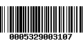 Código de Barras 0005329003107