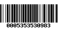 Código de Barras 0005353530983