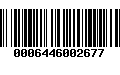 Código de Barras 0006446002677