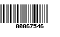 Código de Barras 00067546