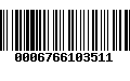 Código de Barras 0006766103511