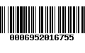 Código de Barras 0006952016755