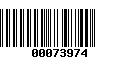 Código de Barras 00073974