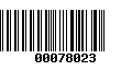 Código de Barras 00078023