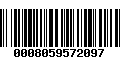 Código de Barras 0008059572097