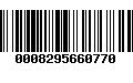 Código de Barras 0008295660770