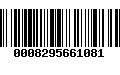 Código de Barras 0008295661081