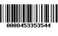 Código de Barras 0008453353544