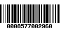 Código de Barras 0008577002960