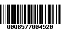 Código de Barras 0008577004520