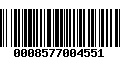 Código de Barras 0008577004551