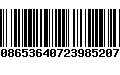 Código de Barras 000865364072398520756