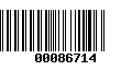 Código de Barras 00086714