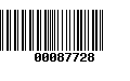 Código de Barras 00087728