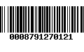 Código de Barras 0008791270121