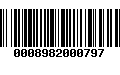 Código de Barras 0008982000797