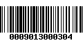 Código de Barras 0009013000304