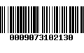 Código de Barras 0009073102130