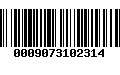 Código de Barras 0009073102314