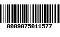 Código de Barras 0009075011577