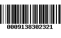 Código de Barras 0009138302321