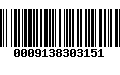 Código de Barras 0009138303151