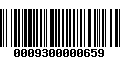 Código de Barras 0009300000659