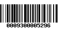 Código de Barras 0009300005296