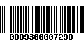 Código de Barras 0009300007290