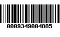 Código de Barras 0009349004885