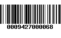 Código de Barras 0009427000068