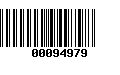 Código de Barras 00094979