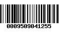 Código de Barras 0009509041255