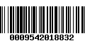 Código de Barras 0009542018832