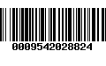 Código de Barras 0009542028824