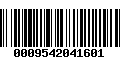 Código de Barras 0009542041601