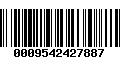 Código de Barras 0009542427887