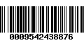 Código de Barras 0009542438876