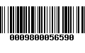 Código de Barras 0009800056590