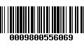 Código de Barras 0009800556069