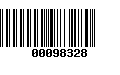 Código de Barras 00098328