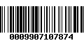 Código de Barras 0009907107874