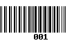 Código de Barras 001