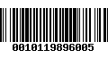 Código de Barras 0010119896005