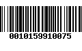 Código de Barras 0010159910075