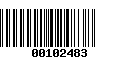 Código de Barras 00102483