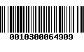 Código de Barras 0010300064909