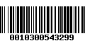 Código de Barras 0010300543299