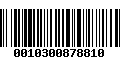 Código de Barras 0010300878810