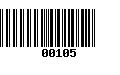 Código de Barras 00105